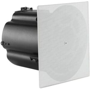 JBL Control 25 square in-ceiling speaker.
