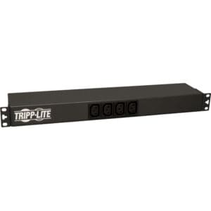 Tripp Lite rack power strip with five outlets.