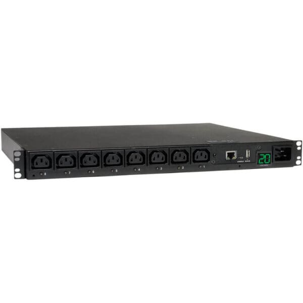 PDU Switched 200V-240V 20A C13 8 Outlet L6-20P Horizontal 1URM