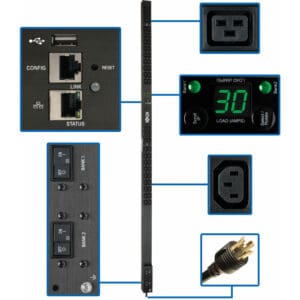 Smart power strip with monitoring.