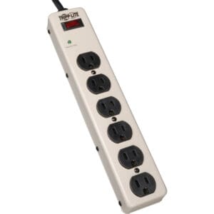Tripp Lite 6-outlet surge protector.
