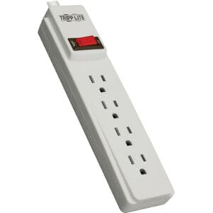 Tripp Lite 5-outlet power strip.
