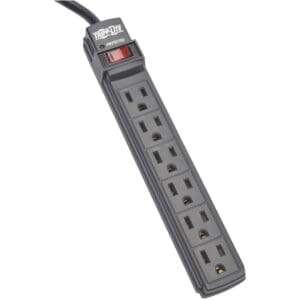 Tripp Lite 6-outlet surge protector.