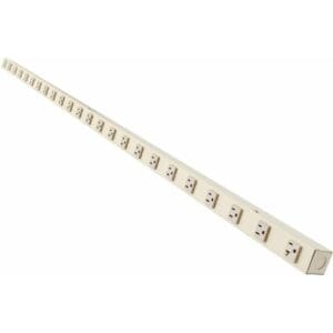 Long power strip with many outlets.