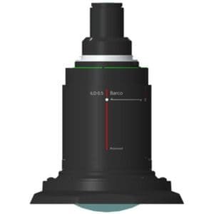 Barco ILD 0.5 motorized lens.