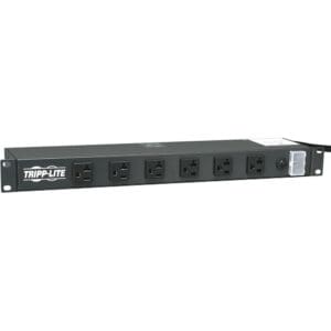 Tripp Lite 6-outlet rack power strip.