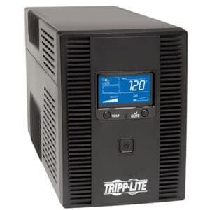 Tripp Lite UPS with digital display.