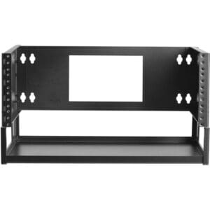 Black metal wall mount rack shelf.