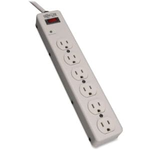 Tripp Lite 6-outlet surge protector.