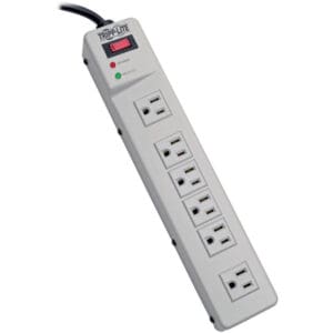 Tripp Lite 6-outlet surge protector.