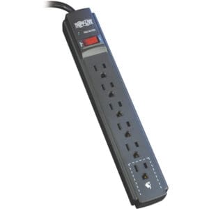 Tripp Lite 6-outlet surge protector.