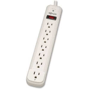 Tripp Lite 6-outlet surge protector.