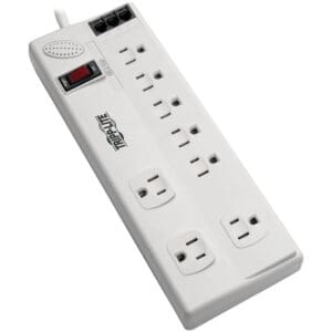 Tripp Lite 8-outlet surge protector.
