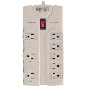 Tripp Lite 8-outlet surge protector.