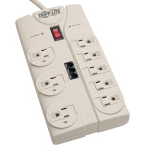 Tripp Lite 8-outlet surge protector.