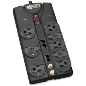 Tripp Lite surge protector power strip.