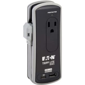 Eaton Tripp Lite Series protected power outlet.