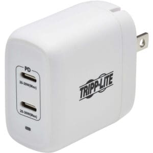 Tripp Lite dual USB-C power adapter.