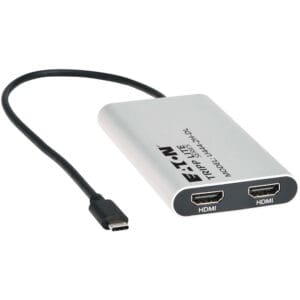 Eaton Tripp Lite USB-C to dual HDMI adapter.