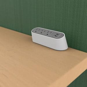 DSKTP PWR CTR COMMERCIAL WHT, 3 PWR
