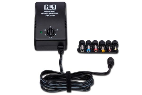 Universal Power Adapter, Selectable up to 12 VDC 1200 mA