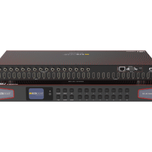 Video matrix switcher with multiple input ports.