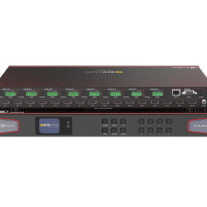 Video matrix switch with multiple input ports.