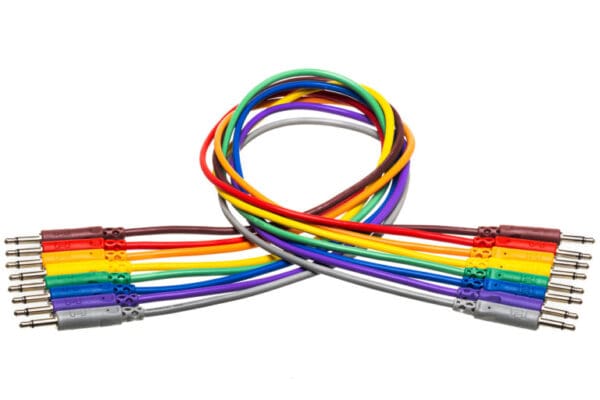 Unbalanced Patch Cables, 3.5 mm TS to Same, 3 ft
