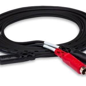 Stereo Breakout, 3.5 mm TRS to Dual RCA, 6 ft
