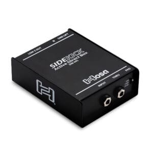 Black Hosa Sidekick active direct box.