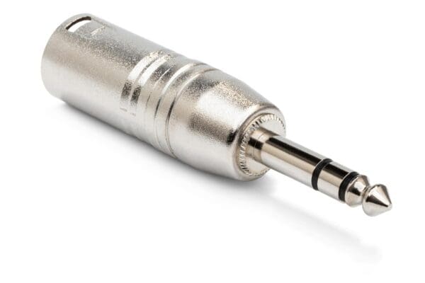 Adapter, XLR3M to 1/4 in TRS