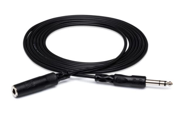 Headphone Extension Cable, 1/4 in TRS to 1/4 in TRS, 10 ft