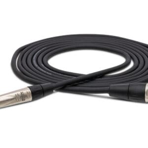 Audio cable with XLR and jack connectors.