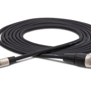 XLR cable with male and female connectors.