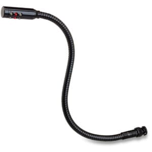 Flexible black inspection camera with adjustable neck.
