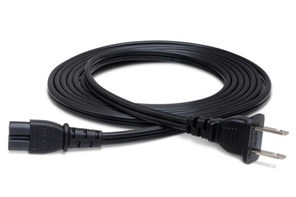 Power Cord, IEC C7 to NEMA 1-15P, 8 ft