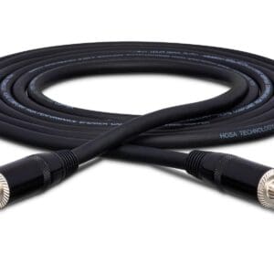 Audio cable with two quarter-inch connectors.