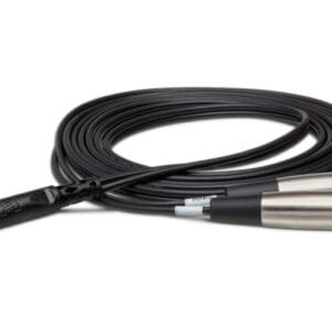 Audio cable with XLR and TRS connectors.