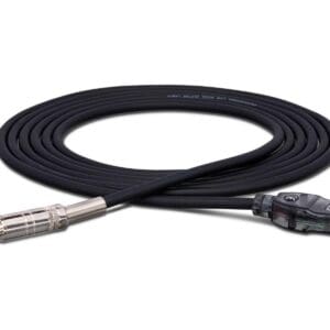 USB to 1/4 inch audio cable.
