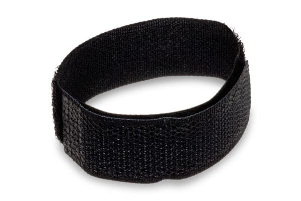 Hook and Loop Organizer, Black, Center-pass Gap, 0.75 in x 8 in