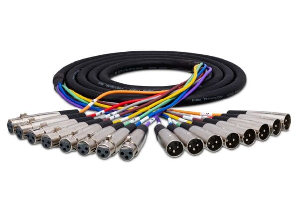 Balanced Snake, XLR3F to XLR3M, 2 m