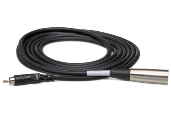 Unbalanced Interconnect, RCA to XLR3M, 3 ft