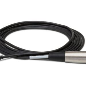 Audio cable with XLR and 3.5mm connectors.
