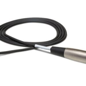 Audio cable with XLR and 3.5mm connectors.