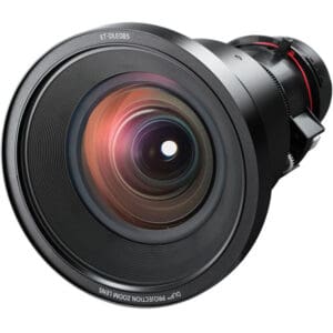 Zoom lens with visible glass elements.