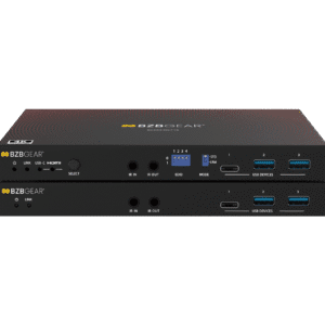 4K UHD HDMI/USB-C KVM HDBaseT 3.0 Extender/Switcher with USB 3.0/Ethernet/IR/RS-232/POE