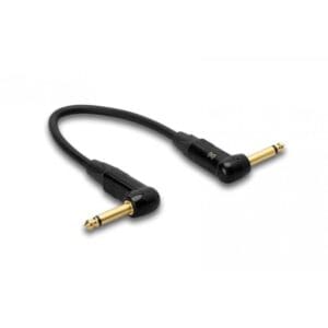 Edge Guitar Patch Cable, Neutrik Right-angle to Same, 12 in