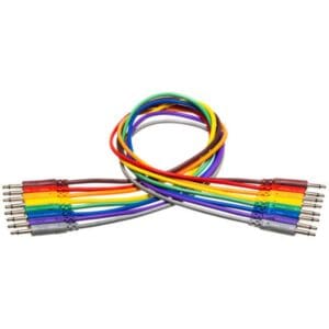 Unbalanced Patch Cables, 3.5 mm TS to Same, 3 ft