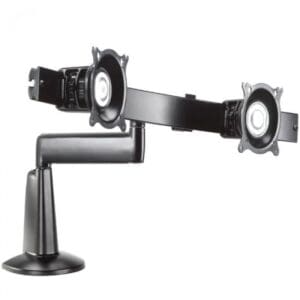 Single Arm Desk Mount, Dual Monitor Array - KCS220B
