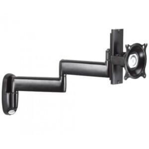Dual Arm Wall Mount with Height Adjustment, Single Monitor